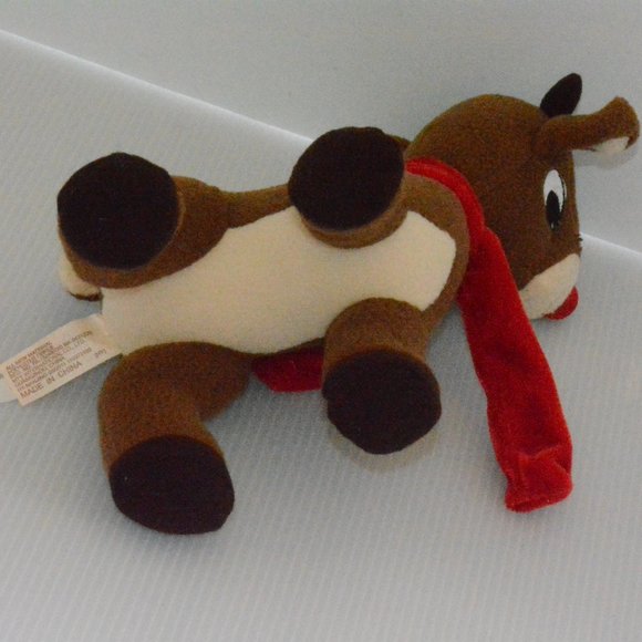 Dan Dee Rudolph Plush Christmas Lovey Soft Toy 9" - Picture 6 of 9